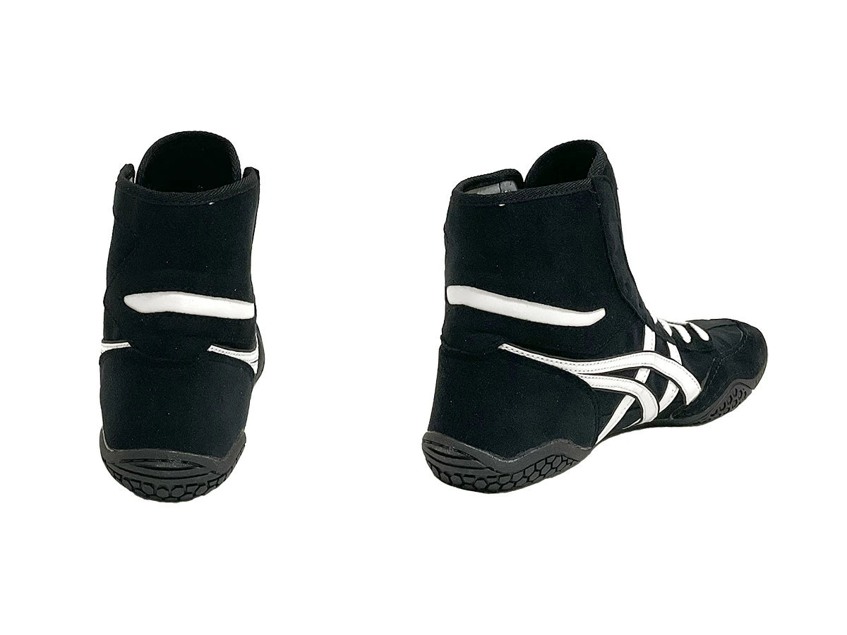 ASICS Wrestling Boxing Shoes 1083A001 EX-EO TWR900 Black White