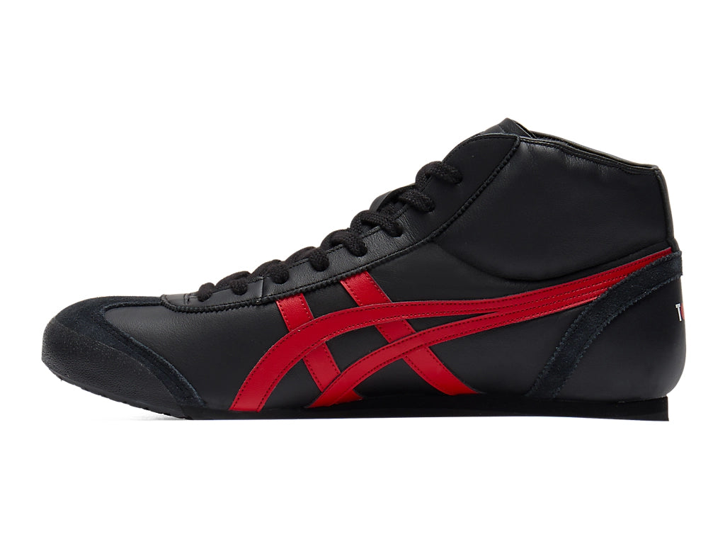 Onitsuka Tiger MEXICO Mid Runner 1183B577 001 BLACK CLASSIC RED
