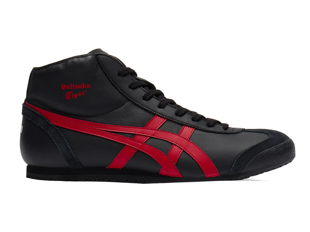 Onitsuka Tiger MEXICO Mid Runner 1183B577 001 BLACK CLASSIC RED
