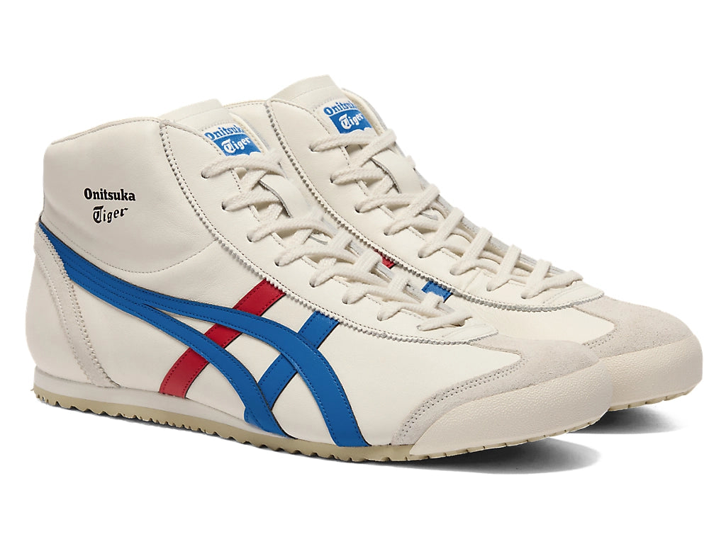 Onitsuka Tiger MEXICO Mid Runner 1183B577 103 CREAM DIRECTOIRE BLUE