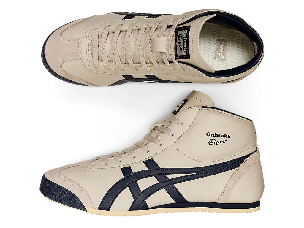 Onitsuka Tiger MEXICO Mid Runner 1183B577 200 BIRCH INDIAN INK