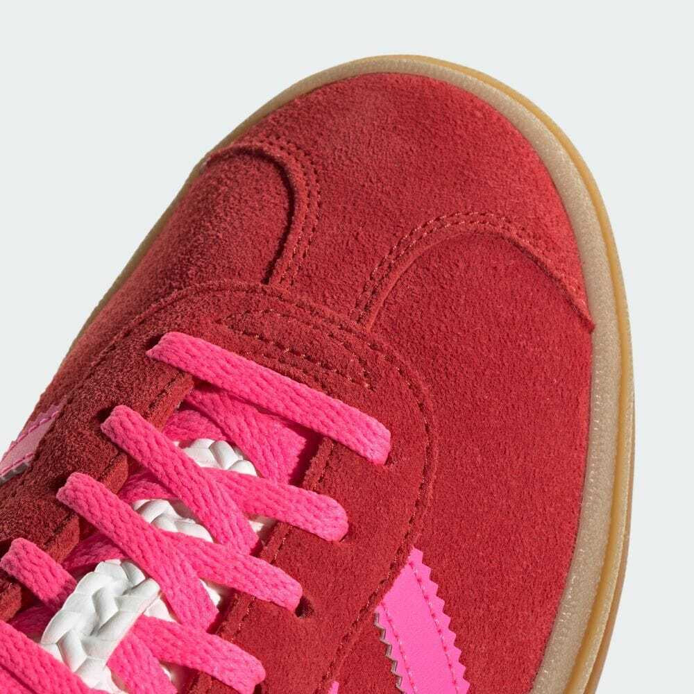 Adidas Originals GAZELLE BOLD IH7496 College Red/Lucid Pink Women Shoes 