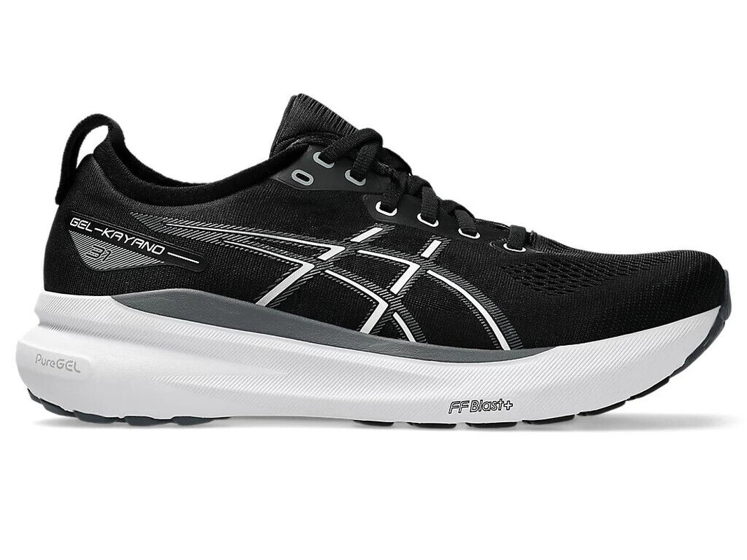 ASICS GEL-KAYANO 31 1011B867 002 Black White Running Shoes