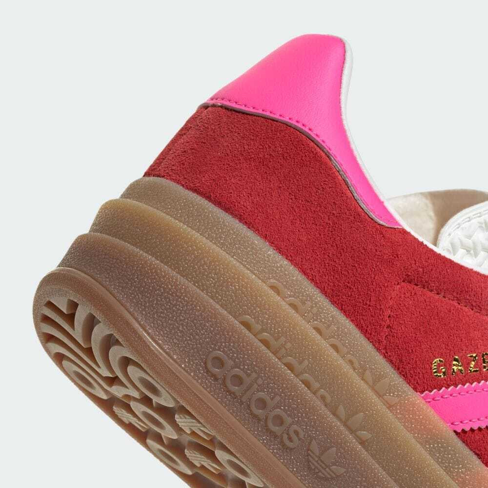 Adidas Originals GAZELLE BOLD IH7496 College Red/Lucid Pink Women Shoes 