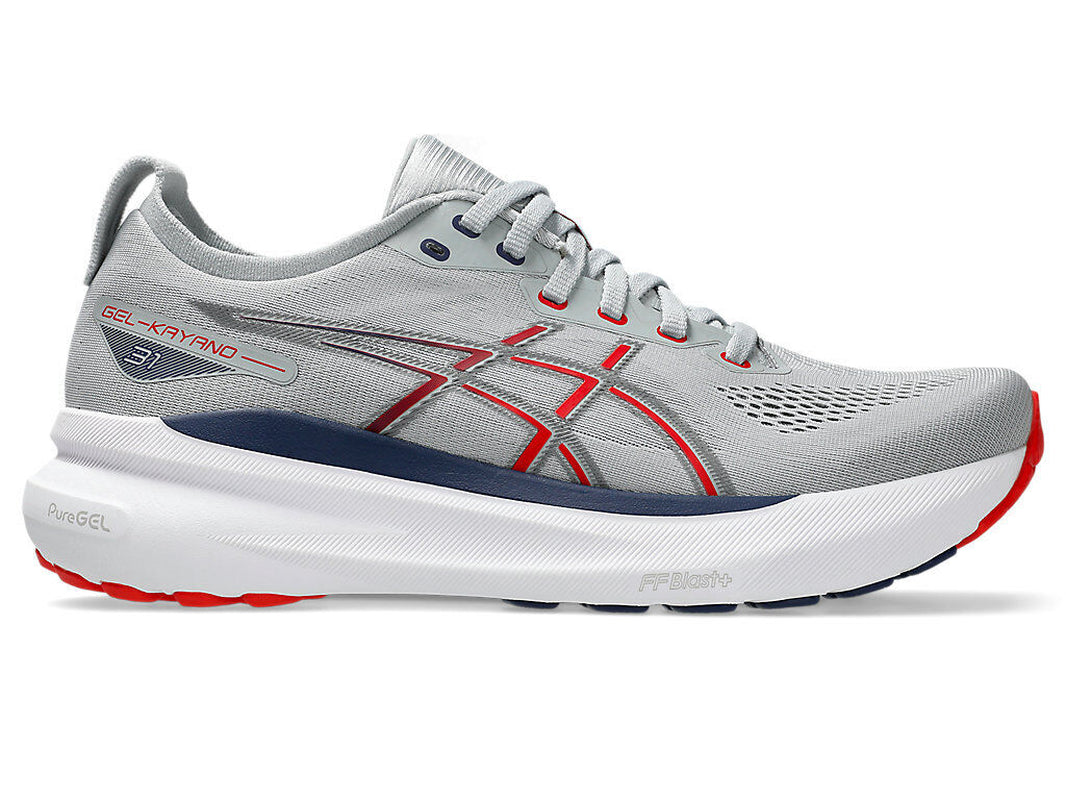 ASICS GEL-KAYANO 31 1011B867 021 Piedmont Grey Fiery Red Running Shoes