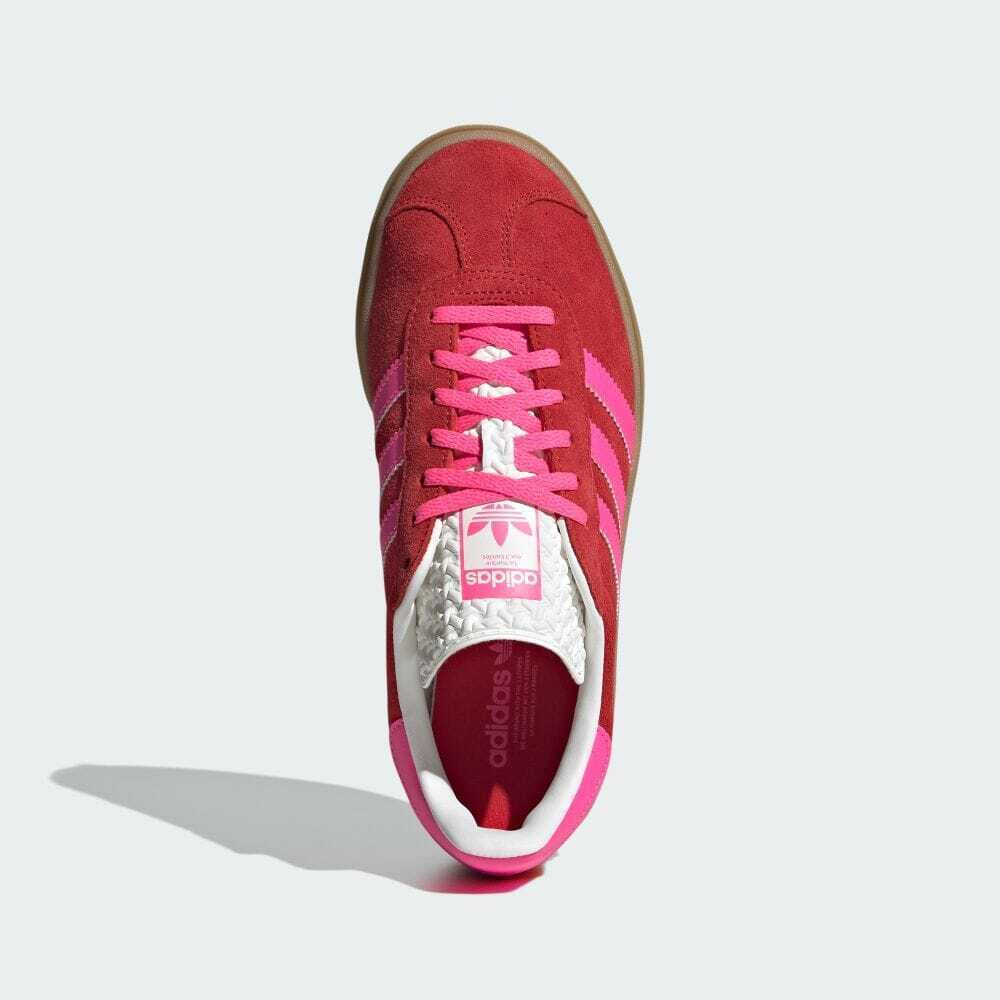 Adidas Originals GAZELLE BOLD IH7496 College Red/Lucid Pink Women Shoes 