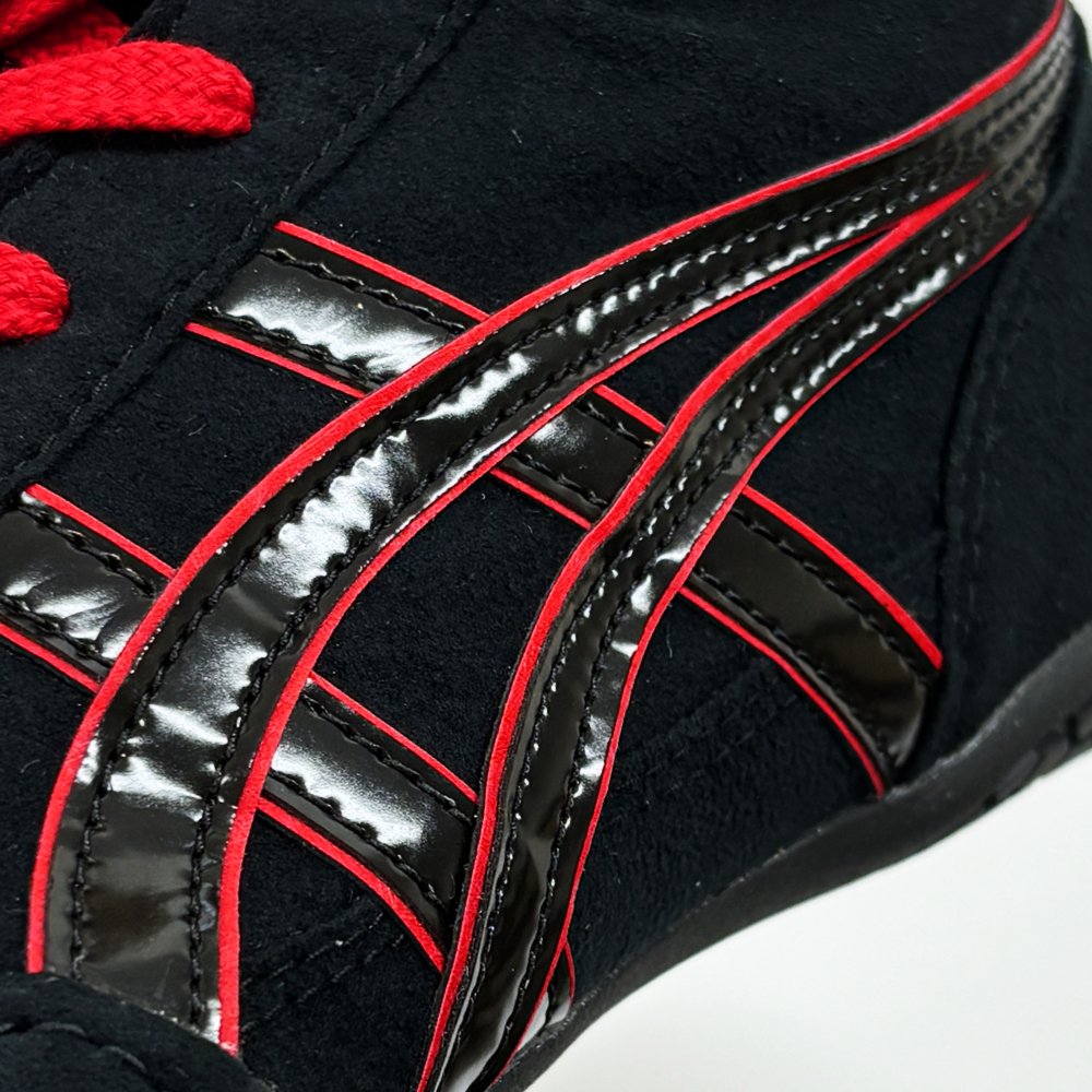 ASICS Wrestling Boxing Shoes 1083A001 EX-EO TWR900 BLACK BLACK RED