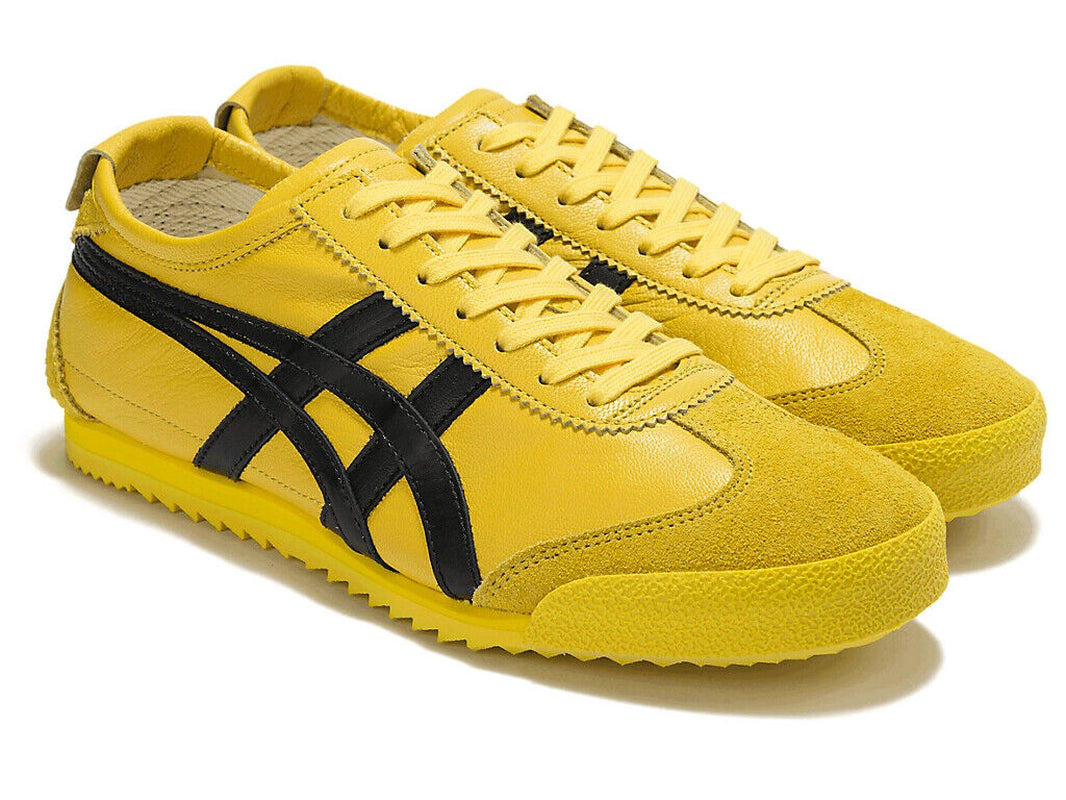 Onitsuka Tiger Women'S MEXICO 66 DELUXE 1182A466 750 TAI-CHI YELLOW BLACK