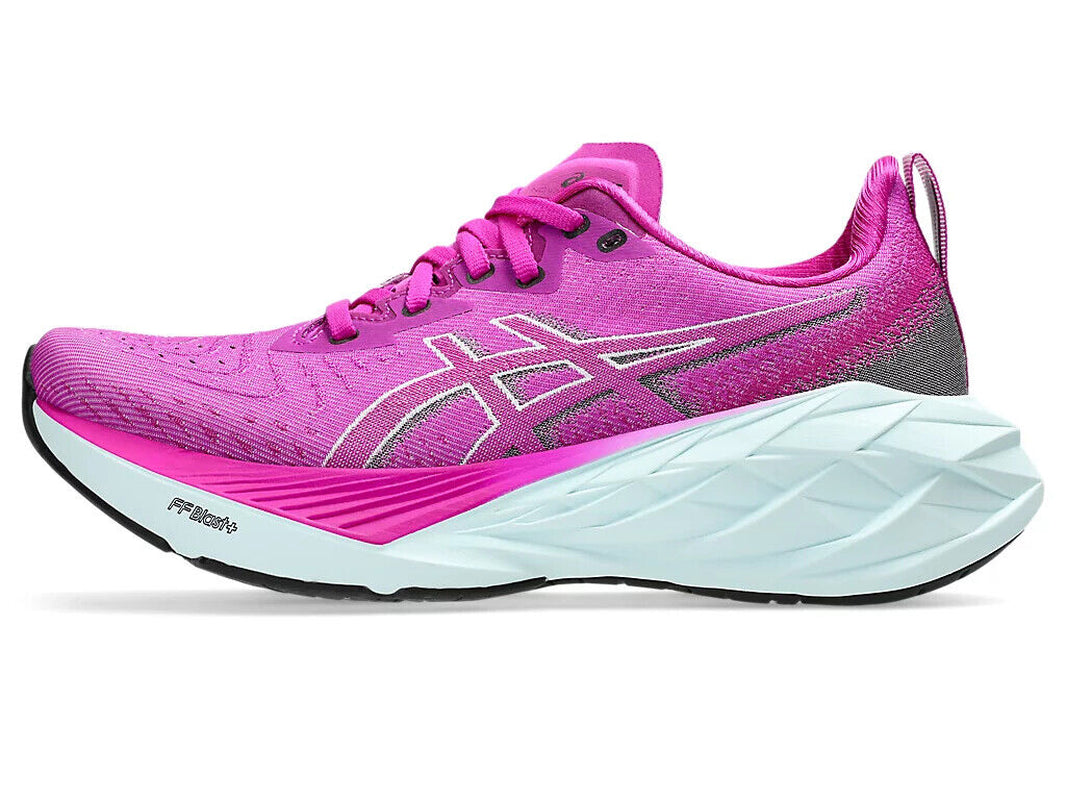 ASICS Women'S NOVABLAST 4 1012B510 500 Bold Magenta Black Running Shoes