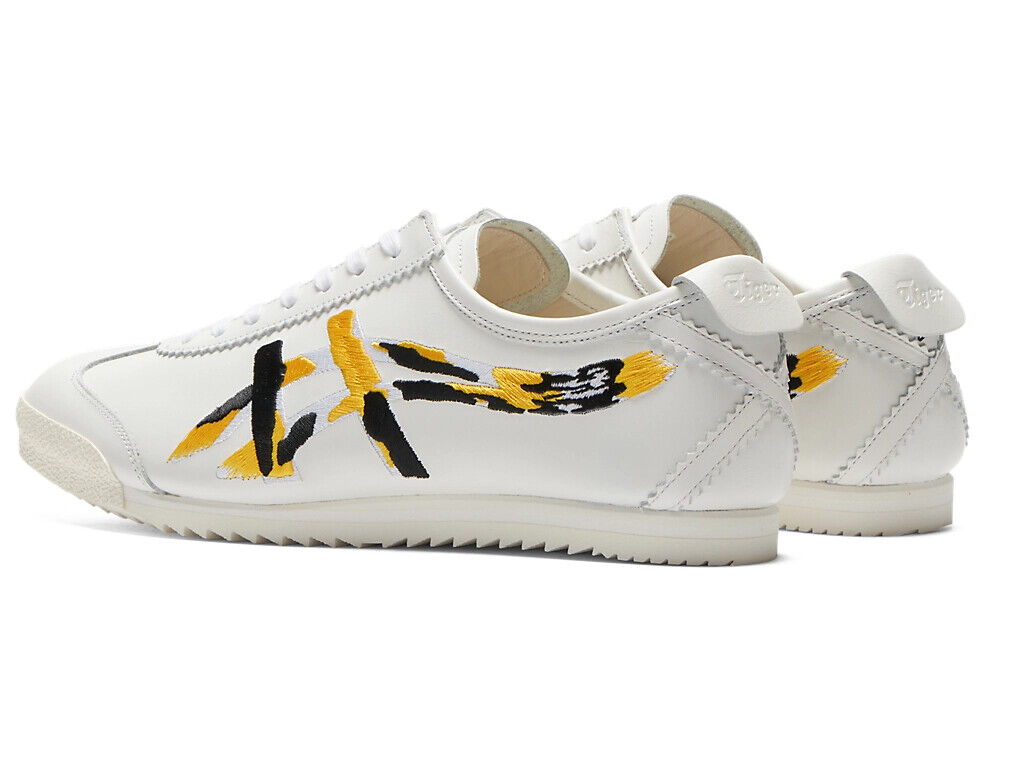 Onitsuka Tiger MEXICO 66 DELUXE NIPPON MADE 1181A578 101 WHITE VIBRANT YELLOW