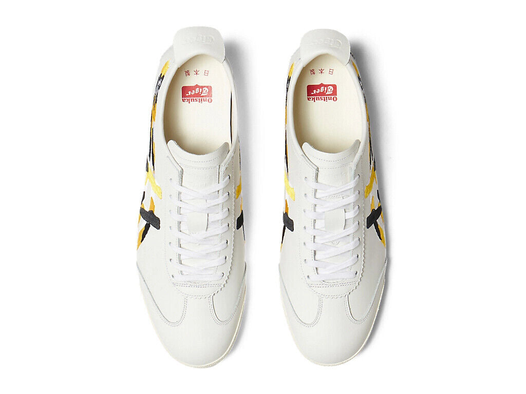 Onitsuka Tiger MEXICO 66 DELUXE NIPPON MADE 1181A578 101 WHITE VIBRANT YELLOW