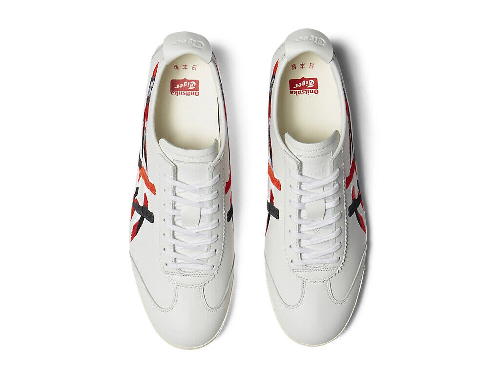 Onitsuka Tiger MEXICO 66 DELUXE NIPPON MADE 1181A578 100 WHITE CLASSIC RED