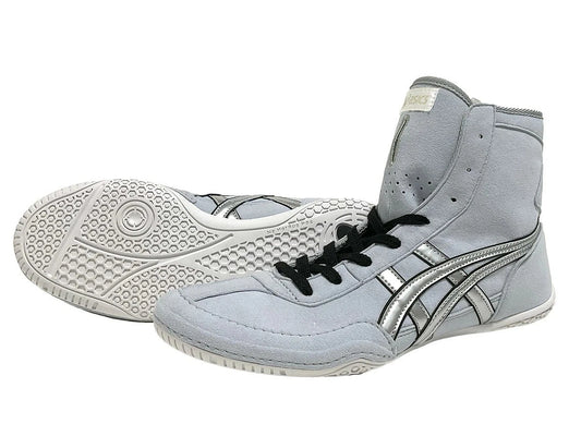 ASICS Wrestling Boxing Shoes 1083A001 EX-EO TWR900 Gray Silver