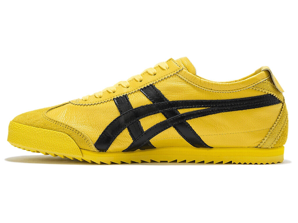 Onitsuka Tiger Women'S MEXICO 66 DELUXE 1182A466 750 TAI-CHI YELLOW BLACK