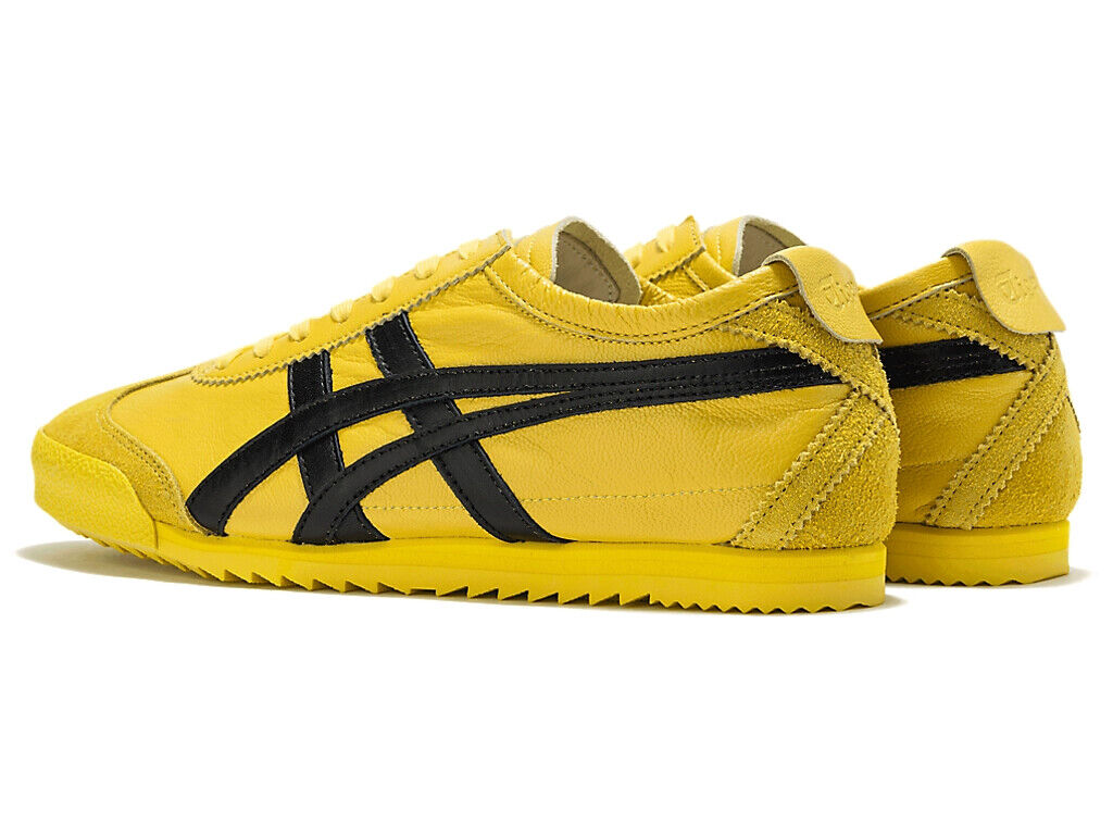 Onitsuka Tiger Women'S MEXICO 66 DELUXE 1182A466 750 TAI-CHI YELLOW BLACK