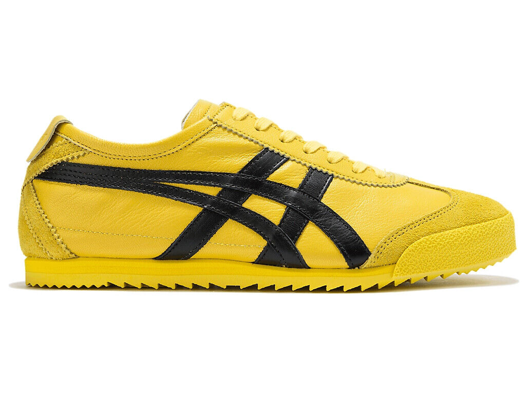 Onitsuka Tiger Women'S MEXICO 66 DELUXE 1182A466 750 TAI-CHI YELLOW BLACK