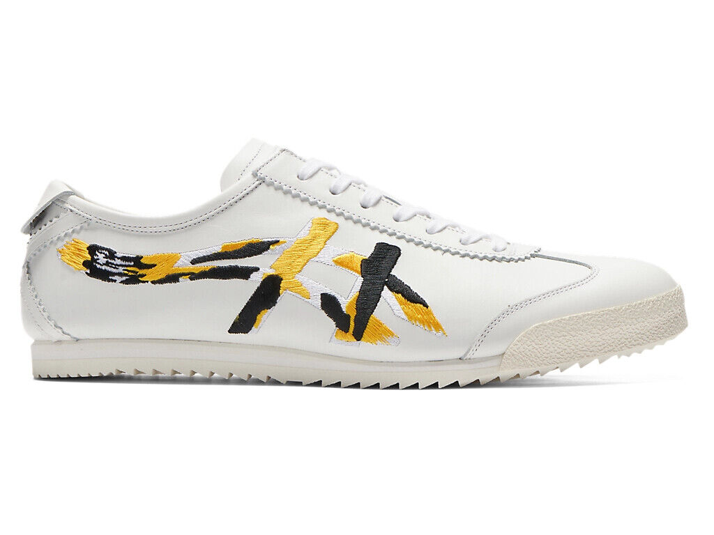 Onitsuka Tiger MEXICO 66 DELUXE NIPPON MADE 1181A578 101 WHITE VIBRANT YELLOW