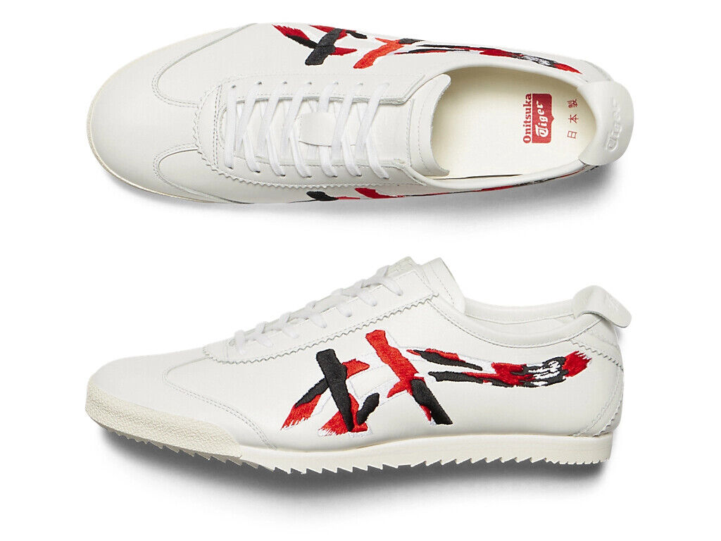 Onitsuka Tiger MEXICO 66 DELUXE NIPPON MADE 1181A578 100 WHITE CLASSIC RED