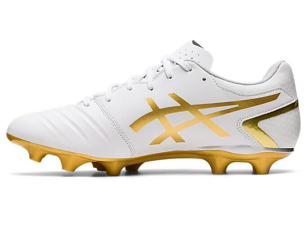 ASICS DS LIGHT WIDE 1103A069 122 White Rich Gold Soccer Cleats