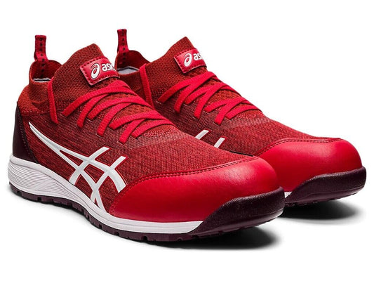 ASICS WIN JOB CP213 TS 1271A052 600 Width 2E Firely Red White Working