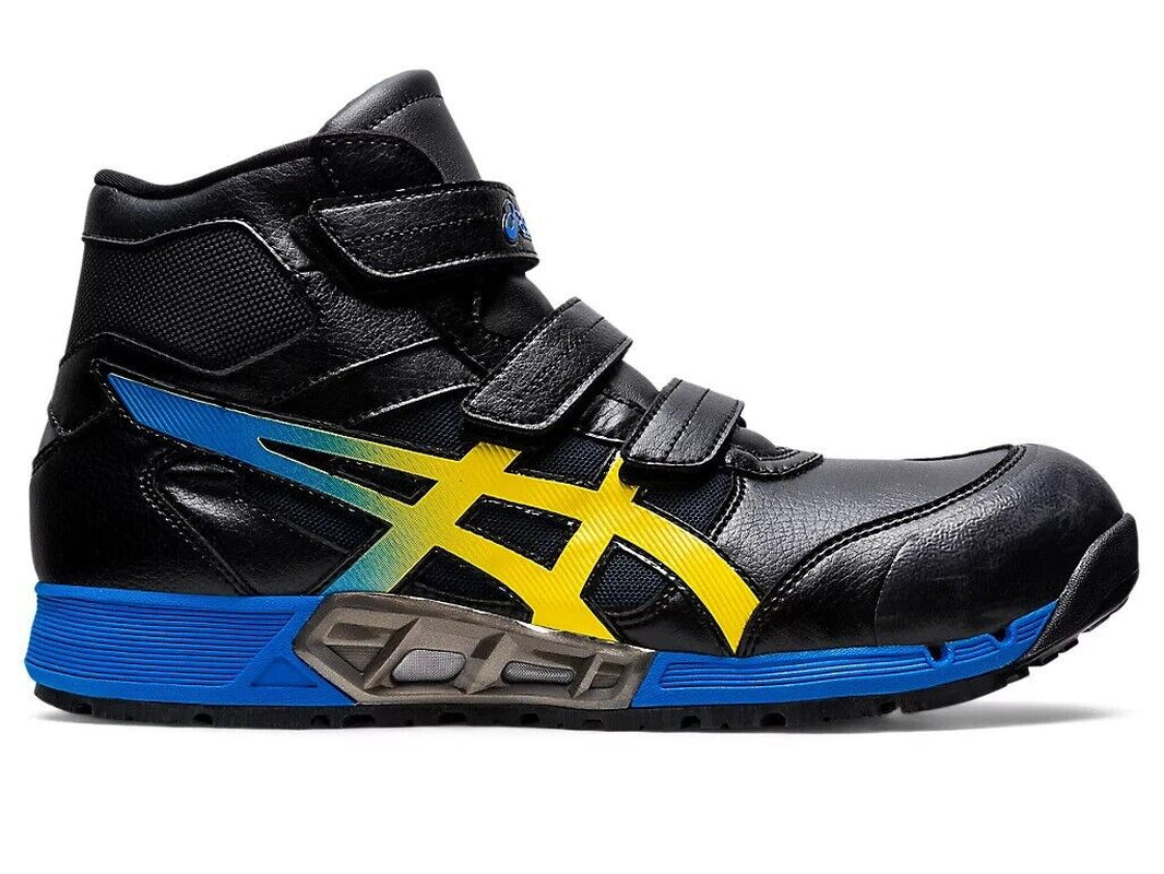 ASICS WIN JOB CP308 AC 1271A055 001 Width 3E Black Vibrant Yellow Working Safety