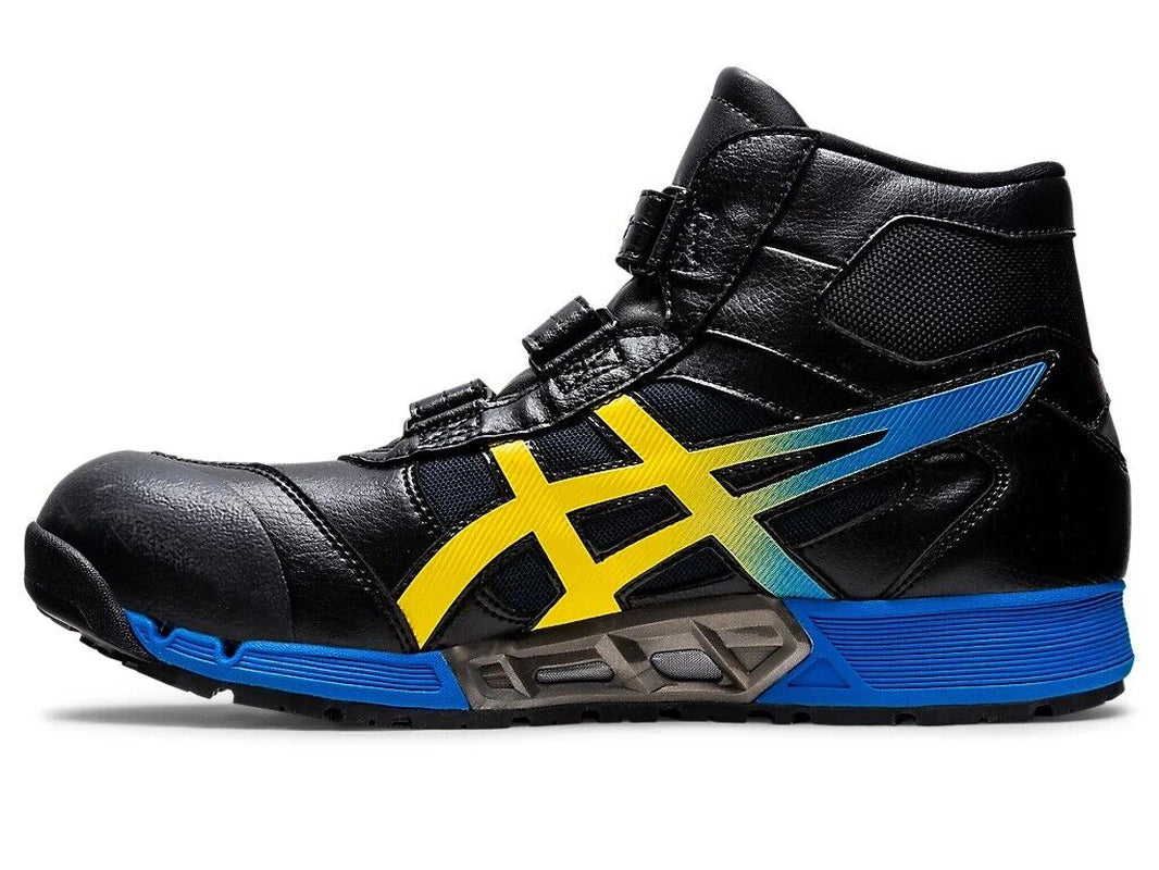 ASICS WIN JOB CP308 AC 1271A055 001 Width 3E Black Vibrant Yellow Working Safety