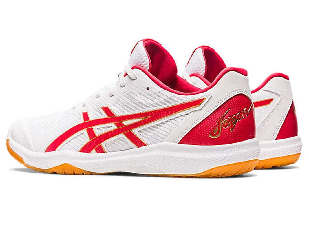 ASICS ROTE JAPAN LYTE FF 3 1053A054 102 White Classic Red Volleyball Shoes