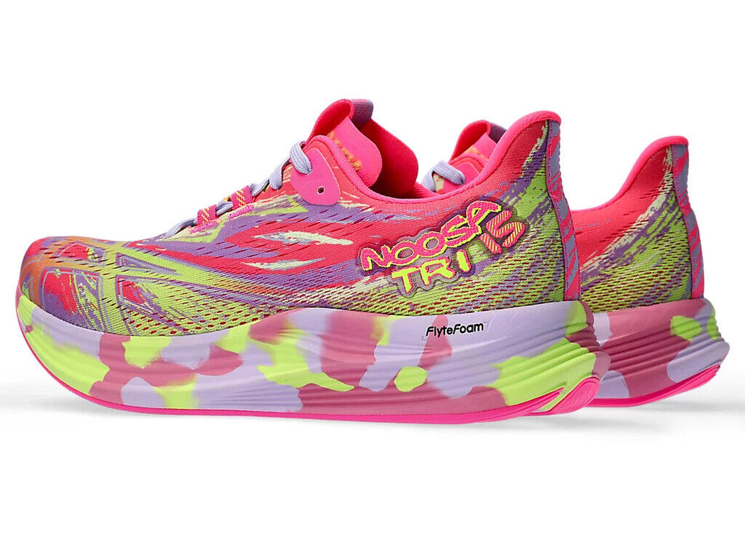 ASICS Women'S NOOSA TRI 15 1012B429 700 Hot Pink Safety Yellow Running Shoes
