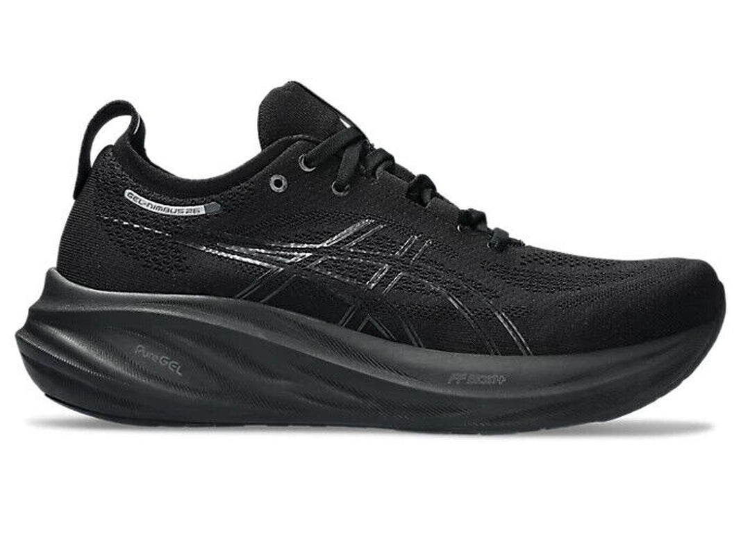 ASICS GEL-NIMBUS 26 1011B794 002 Black Black Running Shoes