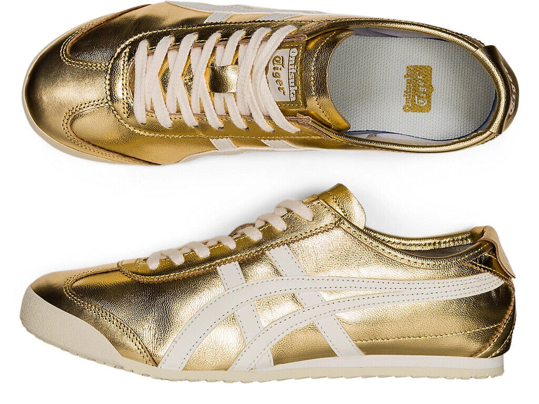 Onitsuka Tiger MEXICO 66 1183B566 201 THL7C2 9401 Gold White