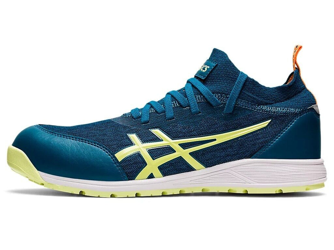 ASICS WIN JOB CP213 TS 1271A052 400 Width 2E Deep Sea Teal Glow Yellow Working