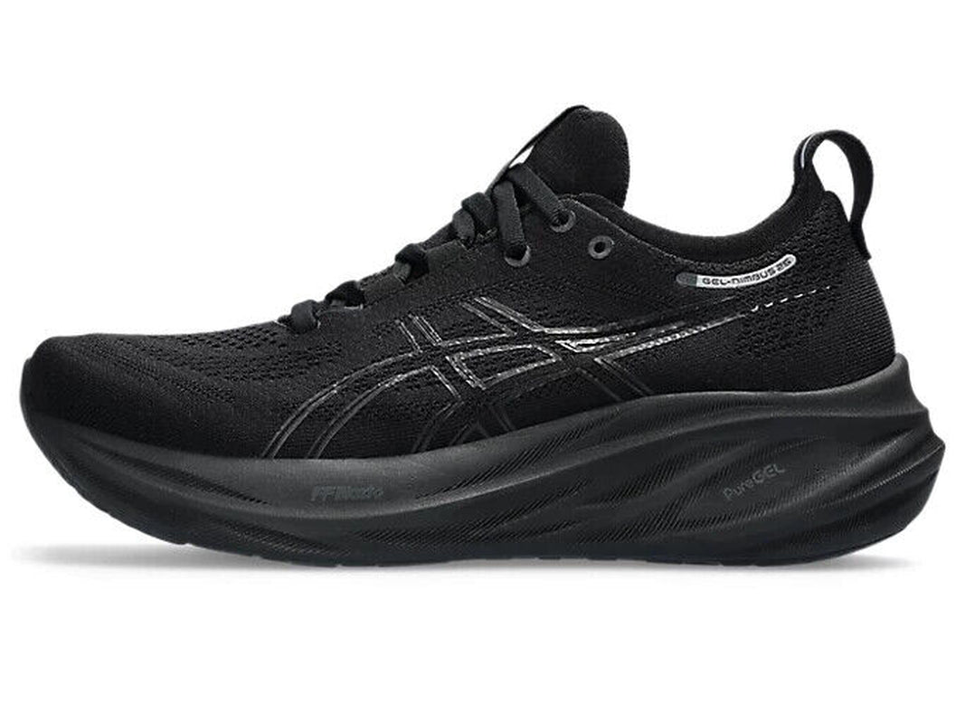 ASICS Women'S GEL-NIMBUS 26 1012B601 002 Black Black Running Shoes