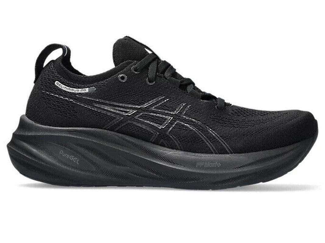 ASICS Women'S GEL-NIMBUS 26 1012B601 002 Black Black Running Shoes