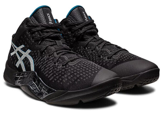 ASICS UNPRE ARS 1063A036 003 Black Ink Teal Basketball Shoes