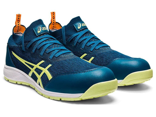 ASICS WIN JOB CP213 TS 1271A052 400 Width 2E Deep Sea Teal Glow Yellow Working