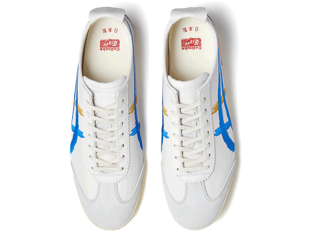 Onitsuka Tiger MEXICO 66 DELUXE NIPPON MADE 1181A119 101 White Directoire Blue