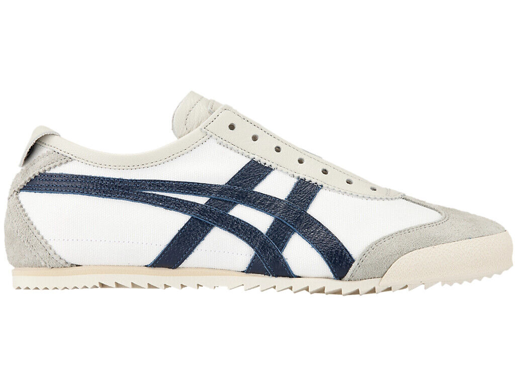 Onitsuka Tiger Women'S MEXICO SLIP-ON DELUXE 1182A134 101 White Blue